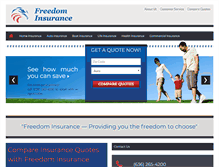 Tablet Screenshot of myfreedom-ins.com